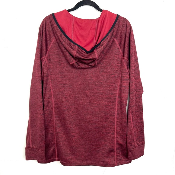 Outdoor Life Red Zip Up Jacket Active Hooded Men's Large - Picture 3 of 3